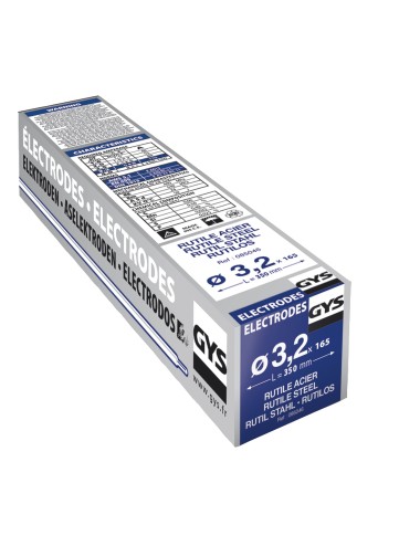 165 Elektroden Rutiles Staal Ø3.2 - Etui